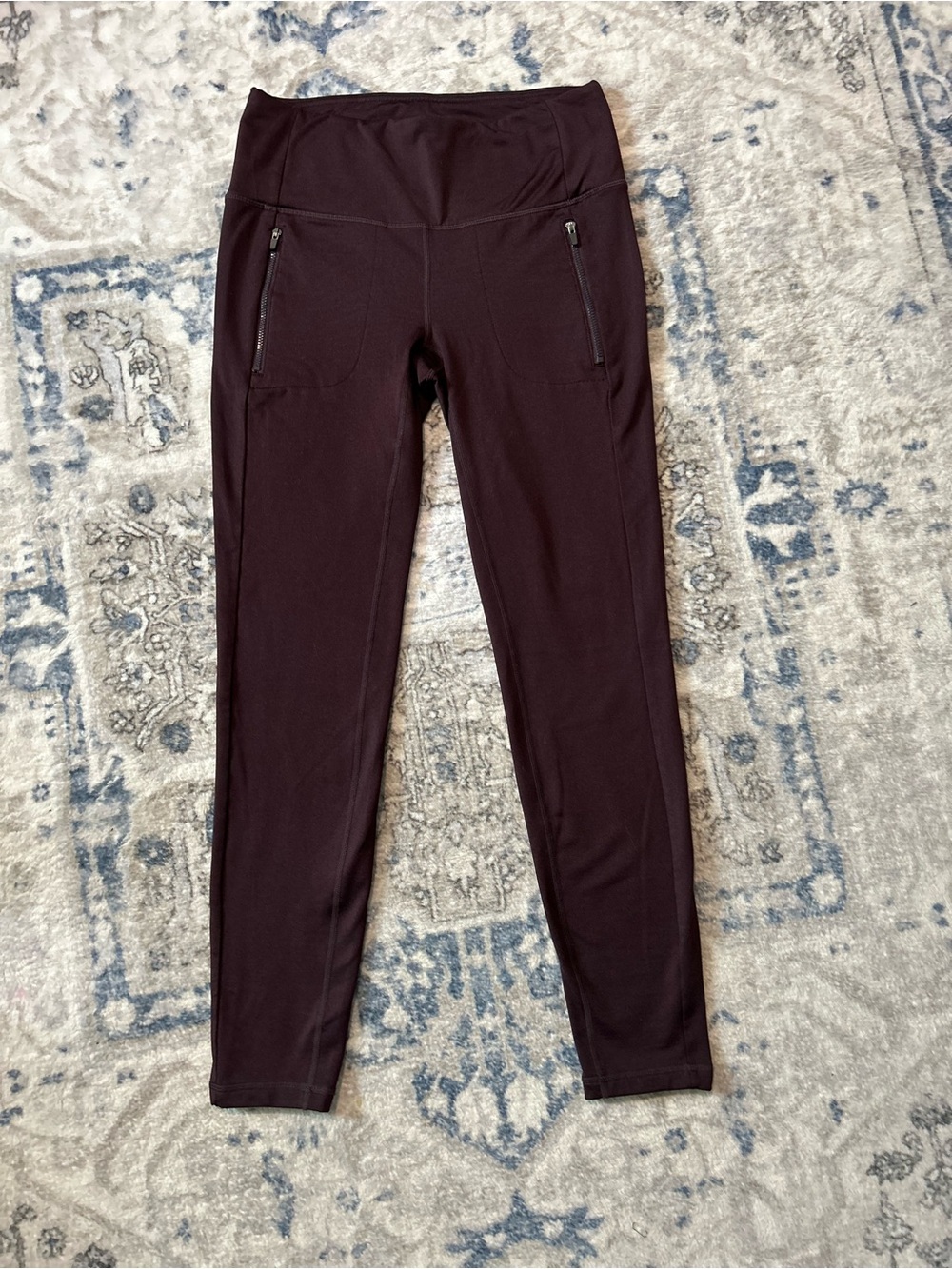 RBX Women’s High-Waist Athletic Leggings in Dark Plum